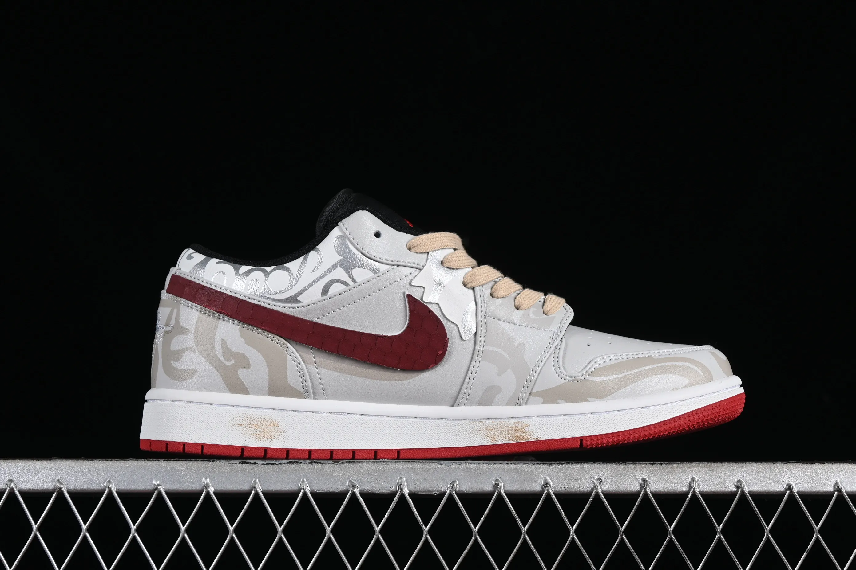All categories Air Jordan Jordan series basketball shoes Air Jordan 1 Low Air Jordan 1 Low AJ1 Joe 1 CNY Year of the Dragon limited edition Youlong Zeling low-top cultural retro basketball shoes 553558-066